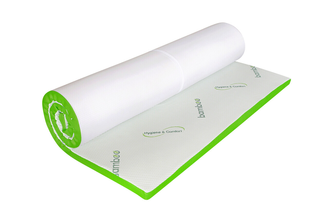 Topper saltea Bamboo Memory, 160x190 cm, 7 zone de confort, H 5 cm - imagine 6